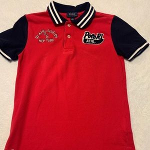 Boys Ralph Lauren 
Polo style shirt
